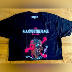 Lot Of 2 KSI T-shirts men’s Size XL NWOT ALL OVER THE PLACE music concert merch